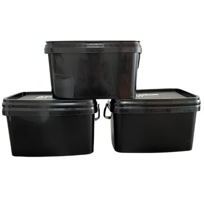 Vierkante plastic emmercontainer voor mineralen 3L tot 20L Industrieel gebruik