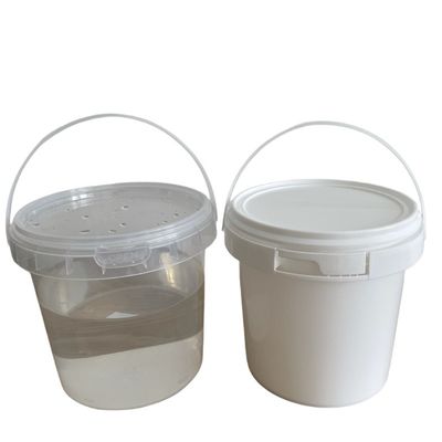 1L ronde plastic emmercontainer met deksels voor duurzame en milieuvriendelijke verpakkingen