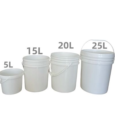 300 ml 25L ronde vierkant plastic emmer met deksel en handvat van dikte 1,0 tot 2,5 mm