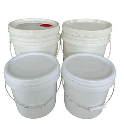 300 ml 25L ronde vierkant plastic emmer met deksel en handvat van dikte 1,0 tot 2,5 mm