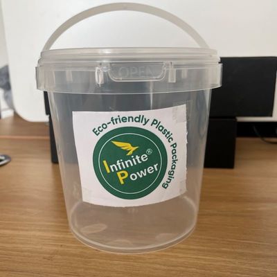 1L heldere plastic container met luchtdicht deksel voor persoonlijke opslag en organisatie