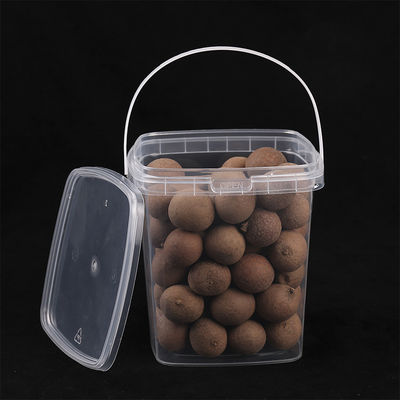 Aanpassen van uw verpakking met LOGO Printed Square Plastic Bucket en Ronde vorm