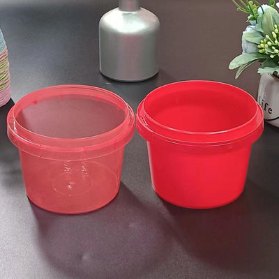 Plastic emmer met deksel en handvat 500 ml 750 ml 1L 2L 3L 5L maten ISO gecertificeerd