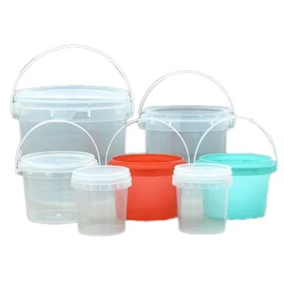 5L heldere transparante plastic emmer emmers voor voedselverpakkingen