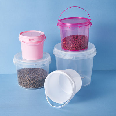 1l 2l 3l 4l 5l Jam ijs yoghurt Plastic emmer met handvat en deksel voor de levering