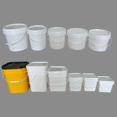 Op maat gemaakte 1L-25L ronde plastic emmer met IML-printing en warmteoverdracht