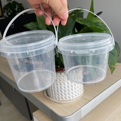 1L 2L 3L 5L 6L 8L 10L voedselkwaliteit Ronde of vierkante plastic emmer met deksel