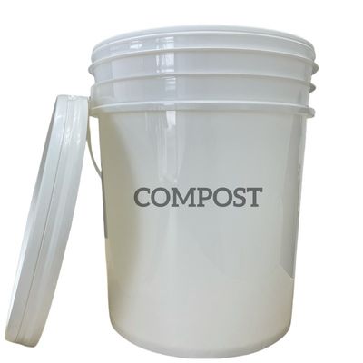 20L ronde plastic emmer met deksel en afdrukkende zijde-scherm/warmteoverdracht/IML