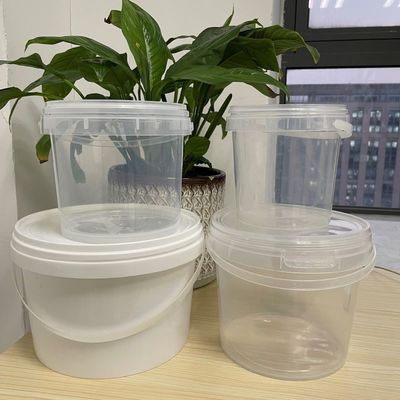 1L 2L 4L 5L Ronde plastic emmer rechthoekige emmer met deksel Custom LOGO Printing Bucket