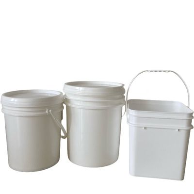 1L 2L 4L 5L Ronde plastic emmer rechthoekige emmer met deksel Custom LOGO Printing Bucket