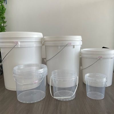 1L 2L 4L 5L Ronde plastic emmer rechthoekige emmer met deksel Custom LOGO Printing Bucket