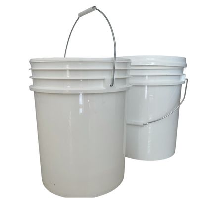 5L 10L 20L zware plastic emmer met metalen handvat
