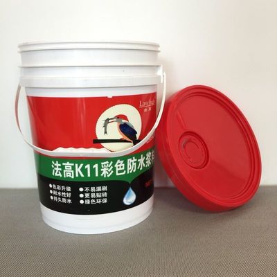 5L 10L 20L zware plastic emmer met metalen handvat