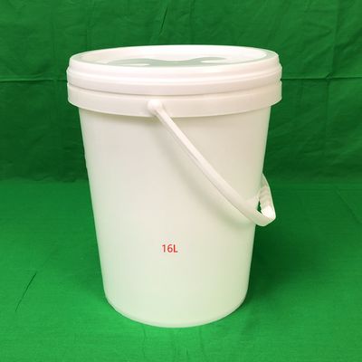 Leekbestendig deksel Ronde 16 liter plastic emmer ontworpen voor de verpakking van zuivelproducten