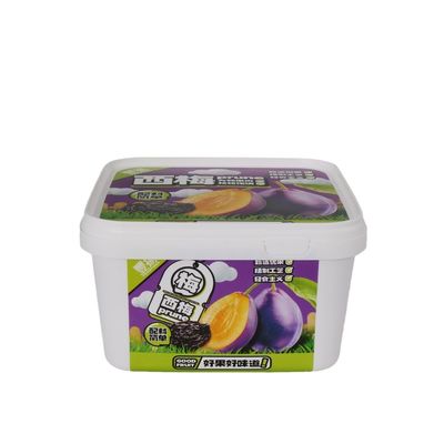 Pas uw yoghurtverpakking aan met een luchtdichte plastic emmer met deksel