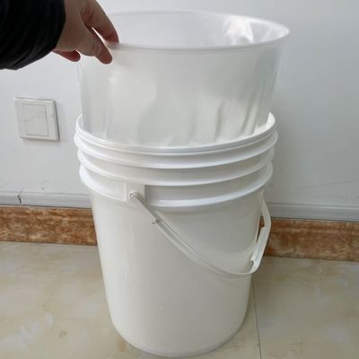 Aanpassen plastic emmer transparante kunststof verf emmer voor voedselkwaliteit toepassingen