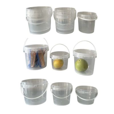 200 ml 350 ml 500 ml 750 ml ronde plastic emmers van 1 liter met deksel voor knoflook gepaste en saus