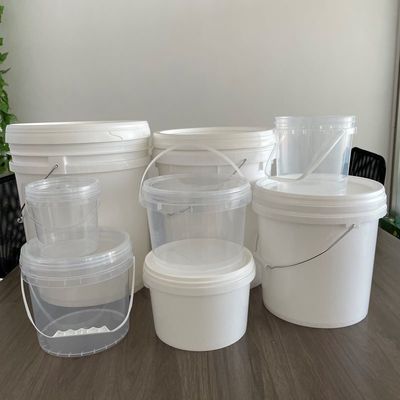 1L 2L 3L 4L 5L 6L 8L 10L ronde plastic container voor levensmiddelen, gemaakt van HDPE-materiaal