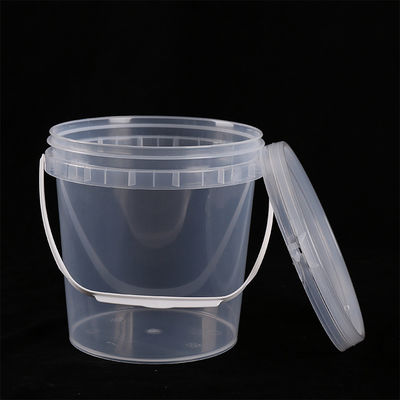 Verpakking voor voedingsmiddelen en dranken Ronde plastic emmer met deksel 1L 2L 3L 4L 5L