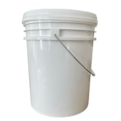 Polypropyleen 20L plastic emmer met handvat en deksel voor 5 liter emmer voor verf