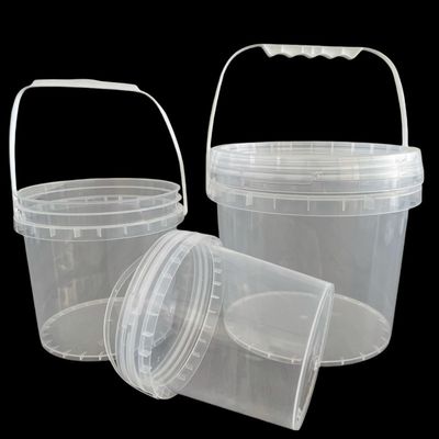 Voedselopslag Emmercontainers Plastic bad voor alle doeleinden met deksel en IML print