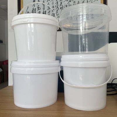 Aanpassen YES 2L 3L 4L 5L Plastic Bucket met deksel Zwart en Duurzaam