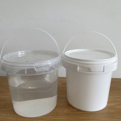 Op maat gemaakte ronde plastic emmer met deksel voor de verpakking van de popcorncontainer