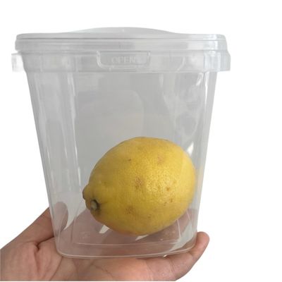 10,0-2,5 mm Dikte Gemakkelijk te openen gloeiende emmerbalkcontainer met handig handvat