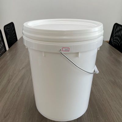 20L zwarte plastic emmer voor gereedschap emmers deksel en handvat accessoire pakket
