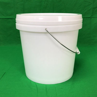 15L Plastic Bucket Round White Bucket Snack Performance met GAP/ISO/FDA certificaat
