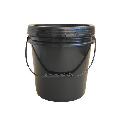 15L Plastic Bucket Round White Bucket Snack Performance met GAP/ISO/FDA certificaat