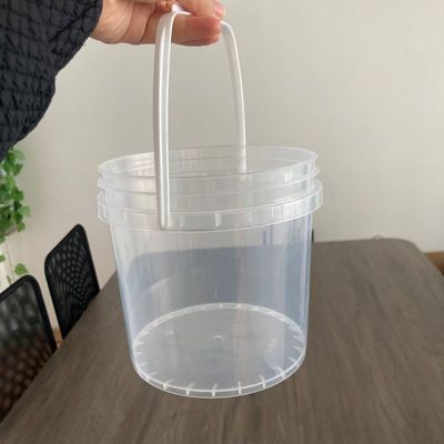 Silk Screen/Heat Transfer/IML Printing PP Container Plastic Round Bucket voor aanpassing