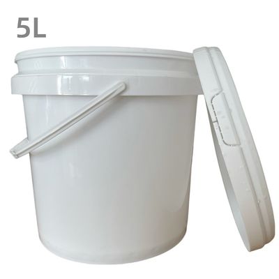 Silk Screen Printing Ronde Plastic Bucket met Metal Handle Bucket 3L 4L 5L 8L 10L 5 Gallon