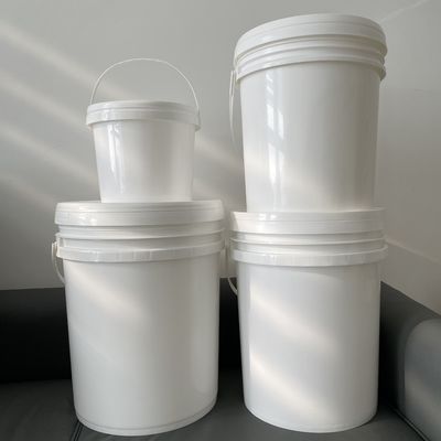 Silk Screen Printing Ronde Plastic Bucket met Metal Handle Bucket 3L 4L 5L 8L 10L 5 Gallon