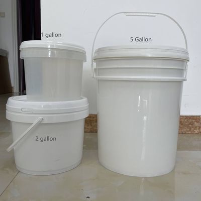 1-5 liter ronde emmer Plastic emmer met deksel Het perfecte drank accessoire