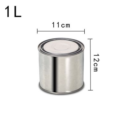 1L-5L Custom Round Metal Bucket Jar voor verf en saus Handle of zonder Handle optie