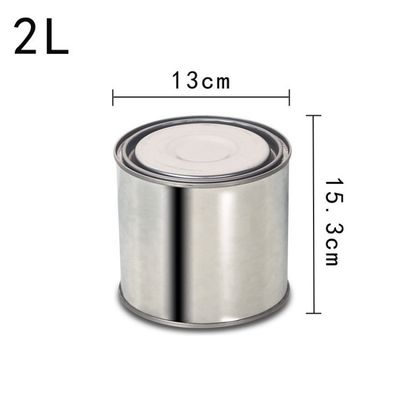 1L-5L Custom Round Metal Bucket Jar voor verf en saus Handle of zonder Handle optie