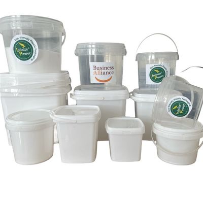 Transparante plastic container met manipulatiebestendige deksel