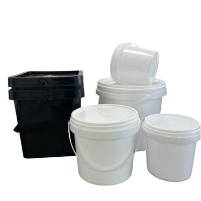 GAP/ISO/FDA gecertificeerde plastic emmer 1 liter ijscontainer met deksel