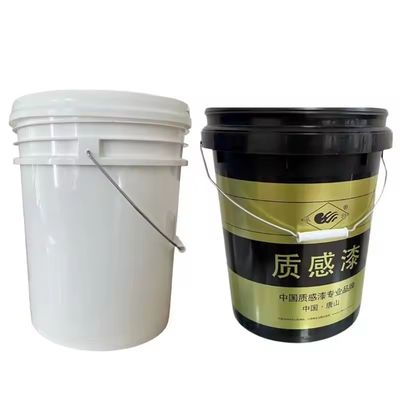 Op maat gemaakte 5 gallon vet plastic emmer met deksel handvat en warmte-overdracht printen