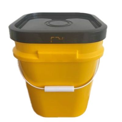 Op maat gemaakte 5 gallon vet plastic emmer met deksel handvat en warmte-overdracht printen
