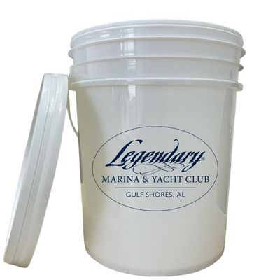 Zadencontainer 5 gallon emmer met accessoires deksel handvat en transparante ontwerp