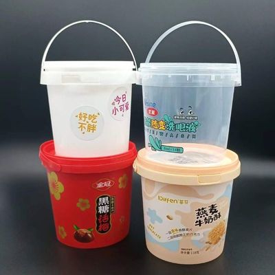 Makkelijk open en dicht deksel plastic emmer in 3L-25L maten voor aangepaste toepassingen