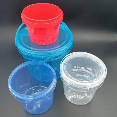 Aanpassen 32 oz Candy Container 1L Clear Bucket met Led licht Popcorn Plastic Bucket
