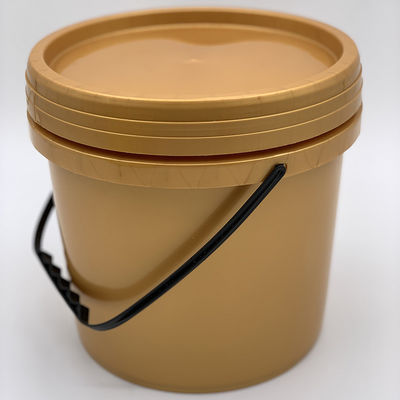 Transparante 5 gallon emmer voor verf inclusief accessoires deksel en handvat inclusief