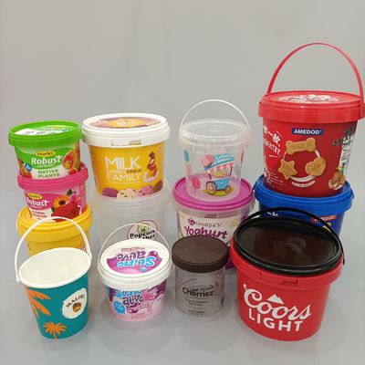 Voedselvrije plastic emmer 1L - 25L emmer met deksel