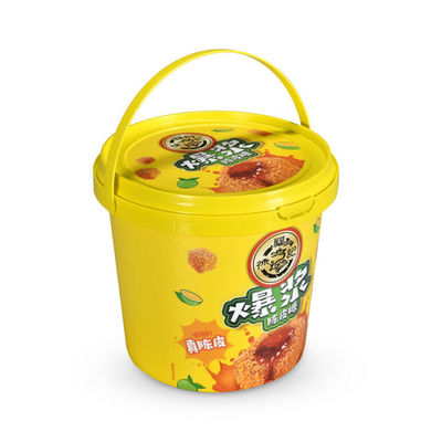 Yoghurt Candy Tubs Plastic Bucket 300ml 500ml 1L witte container met deksel