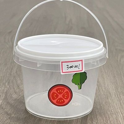 Fabrieksprijzen Plastic Bucket 1L 2L 3L 4L 5L Food Container