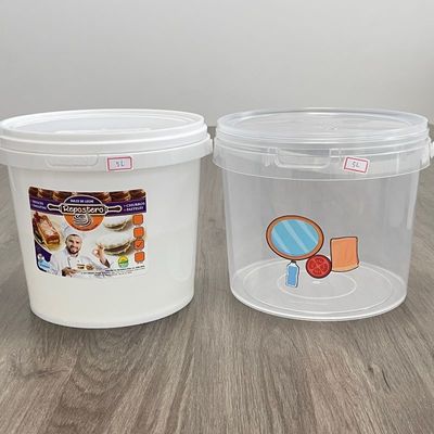 Fabrieksprijzen Plastic Bucket 1L 2L 3L 4L 5L Food Container